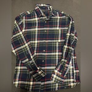 J. Crew Multicolor Plaid Flannel Shirt